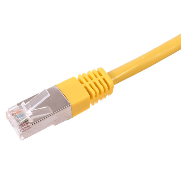 Cord rj cat5 ftp pvc jaune 2m