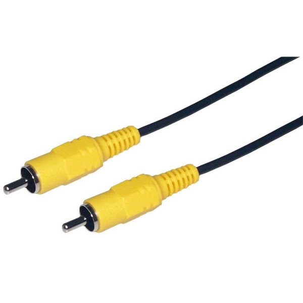 Cordon video rca m-m jaune 2m