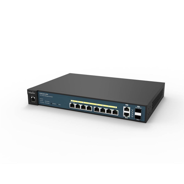 Switch d'administration wifi 8 ports giga poe 130w +2sfp ews5912fp