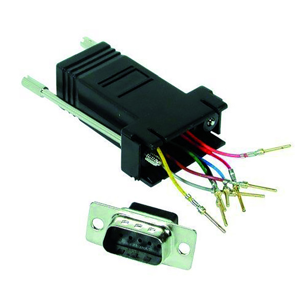 Adapt. modulaires db9 m - rj45