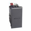 Poussoir axial axolute 10 a-250 v alternatif - bornes auto - anthracite - 1 module