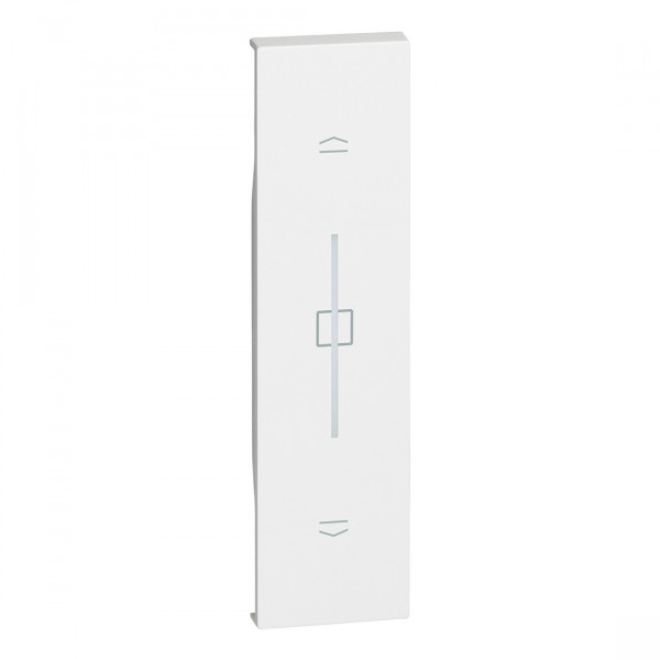 Enjoliveur living now with netatmo pour inter et cde de volets 1 module - blanc