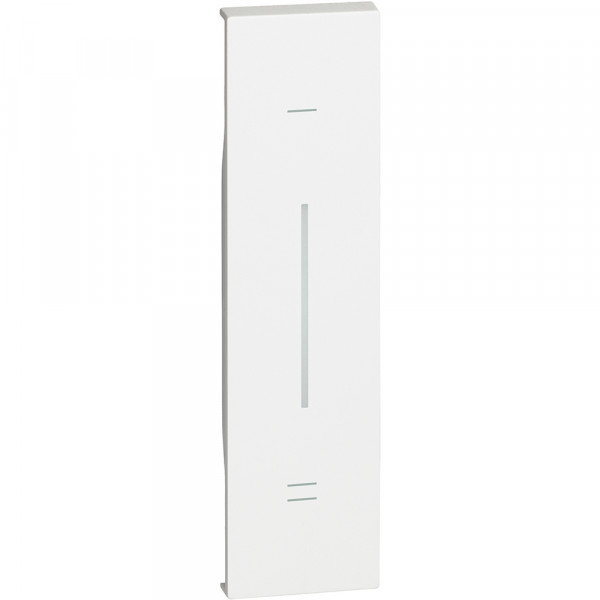 Enjoliveur living now with netatmo pour variateur connecté 1 module - blanc