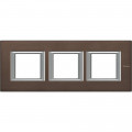 Plaque Axolute Bticino Bronze - 3 x 2 modules entraxe 71 H