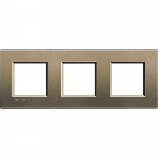 Plaque Living Light Bticino Square - 2 + 2 + 2 modules
