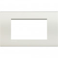 Plaque Living Light Bticino Blanc - 4 modules