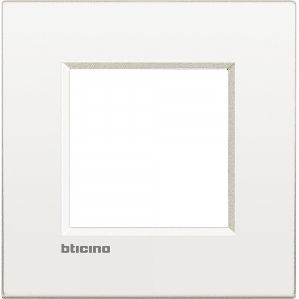 Plaque Blanc pur - Living Light Bticino Air 2 modules
