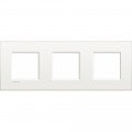 Plaque Blanc pur Living Light Bticino Air 2 + 2 + 2 modules