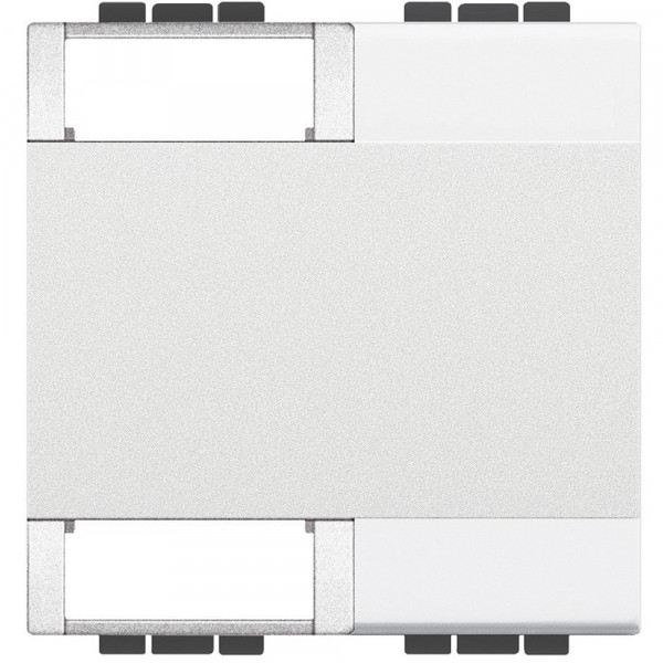 Manette poussoir personnalisable avec 2 pictos 2 modules - LivingLight Blanc