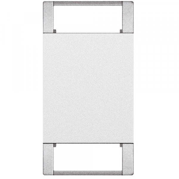 Manette poussoir personnalisable avec 2 pictos 1 module - LivingLight Blanc