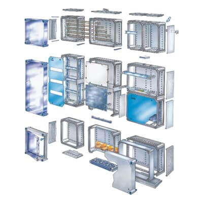 Vms coffret 4 rangées 56 modules