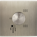 Façade laiton acier brosse simple thermostat magnet (187-412M)