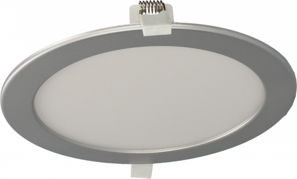 Spot Encastré Rond Silver LED 18 W 1550 lm ø 220 mm SATURN Arlux – Température de Couleur Réglable à 3 Niveaux