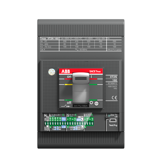 Disjoncteur xt2v 3p 10a 150ka+decl. elec. lsi