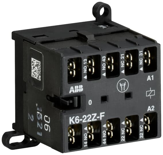 Mini relais k-2no+2nf-24vac-faston