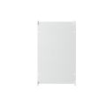 Plaque de fond metallique 600mm x 500mm pour coffret gemini taille 4