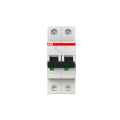 Disjoncteur s202m 2p 6a courbe b raccordement à vis - 15ka (2modules)