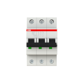 Disjoncteur s203m 3p 63a courbe c raccordement à vis - 15ka (3modules)