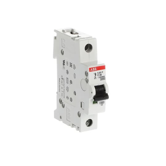 Disjoncteur s201p 1p 20a courbe c raccordement à vis - 25ka (1module)