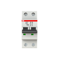 Disjoncteur s202p 2p 10a courbe d raccordement à vis - 25ka (2modules)