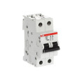 Disjoncteur s202p 2p 40a courbe d raccordement à vis - 15ka (2modules)