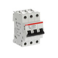 Disjoncteur s203p 3p 6a courbe c raccordement à vis - 25ka (3modules)