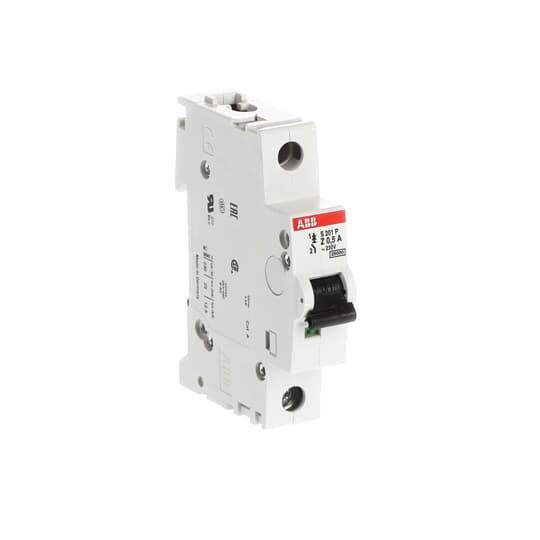 Disjoncteur s201p 1p 0.5a courbe z raccordement à vis - 25ka (1module)