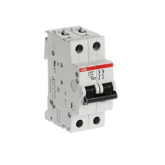 Disjoncteur s202p 2p 1a courbe z raccordement à vis - 25ka (2modules)