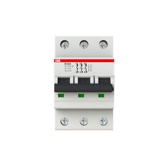 Disj. magnétique seul (m203) 3p 25ka 12.5a (3modules)