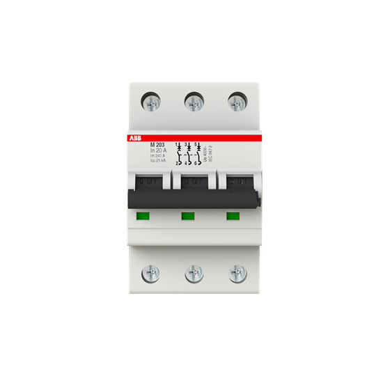 Disj. magnétique seul (m203) 3p 25ka 20a (3modules)