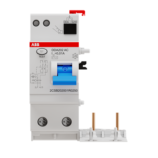 Bloc dif. (dda202) 2p 25a 10ma ac (pour s200)