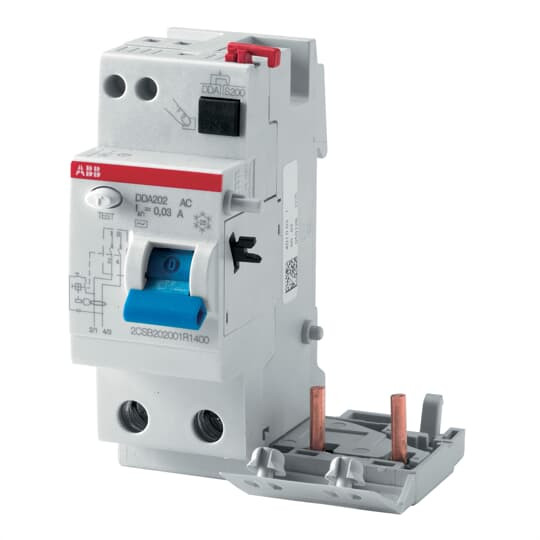 Bloc dif. (dda202) 2p 40a 100ma type a (pour s200)