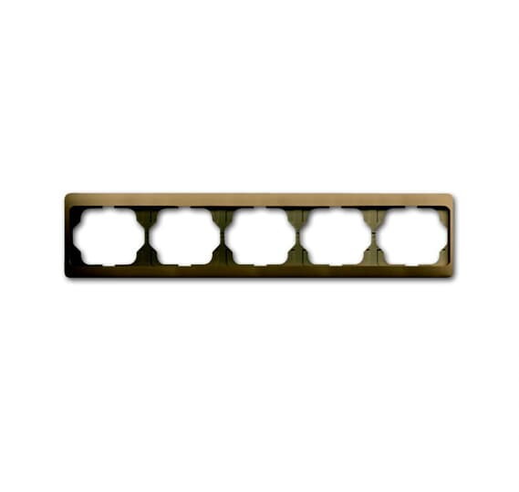 Cadre 5 poussoirs bronze horizontal alpha