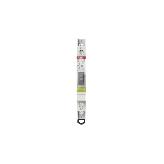 Bouton poussoir lumineux 1f jaune 115-250v ac e217-16-10e