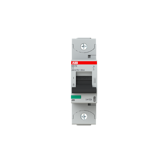 Disjoncteur s801n 1p 16a courbe c raccordement à vis - 36ka (1.5module)