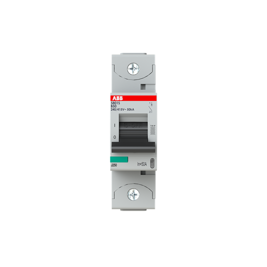 Disjoncteur s801s 1p 50a courbe b raccordement à vis - 50ka (1.5module)