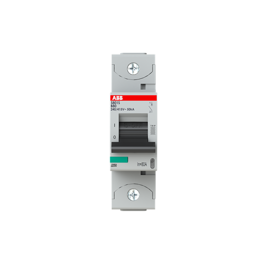 Disjoncteur s801s 1p 80a courbe b raccordement à vis - 50ka (1.5module)