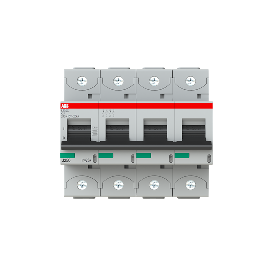 Disjoncteur s804s 4p 25a courbe k raccordement à vis - 50ka (6modules)