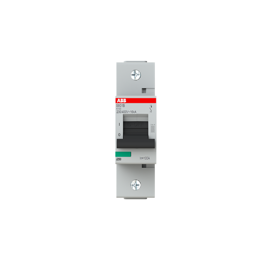 Disjoncteur s801b 1p 100a courbe k raccordement à vis - 16ka (1.5module)