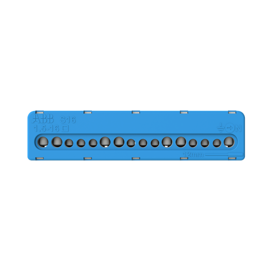 Bornier neutre mistral-7x16mm²+9x6mm²-vis