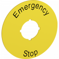 Etiquette pour boutons et voyants [emergency-stop]