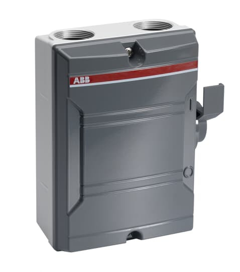 Coffret de proximité alu 40a 2 pôles ip65 gris