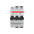 S300p-disjoncteur 3p-3a-courbe k-pdc 25000a-230/400vac 100ka-3 modules