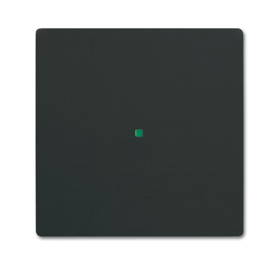 Enjoliveur 1 touche 1 led futur lnoir mat