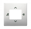 Coverplate f. rtc acier inox