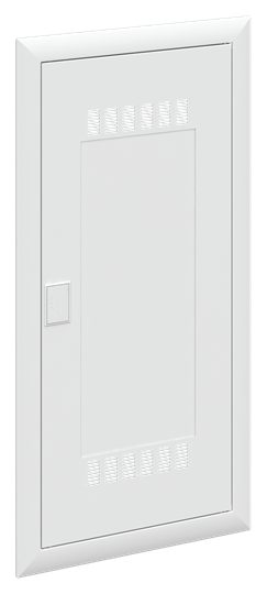 Dormant avec porte porte ventilée (uk64) avec insert plastiqe blanc wifi