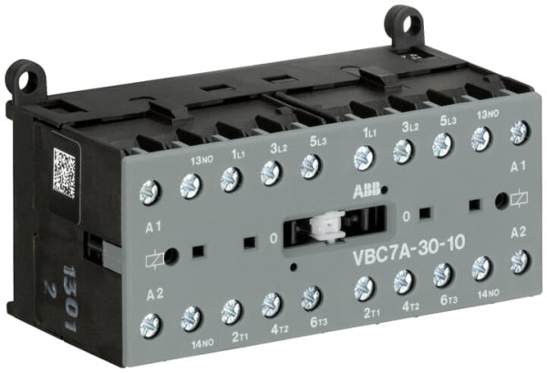 Mini inv. 5.5kw av. ver. de secu.-2 x 3p+1no-110-125vdc