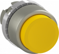 Bouton poussoir saillie non lumineux jaune