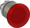 Bouton poussoir coup de poing 40mm rouge déverouillage traction lumineux