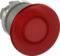 Bouton poussoir coup de poing 40mm rouge à impulsion lumineux